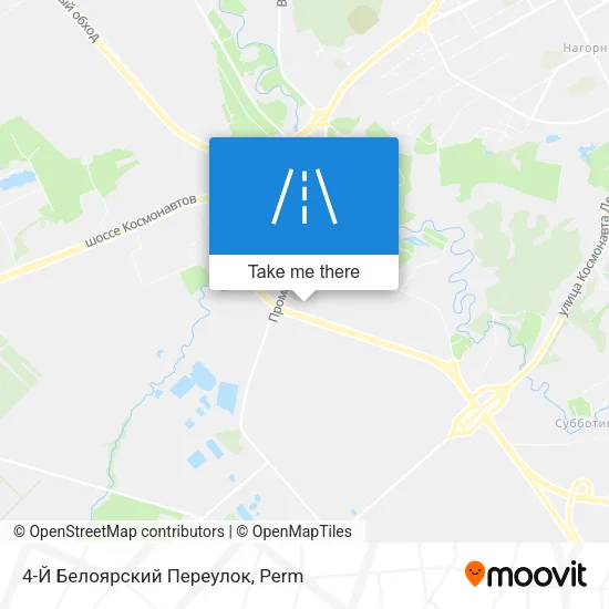 4-Й Белоярский Переулок map
