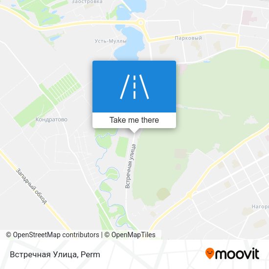 Встречная Улица map