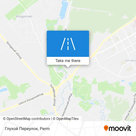 Глухой Переулок map