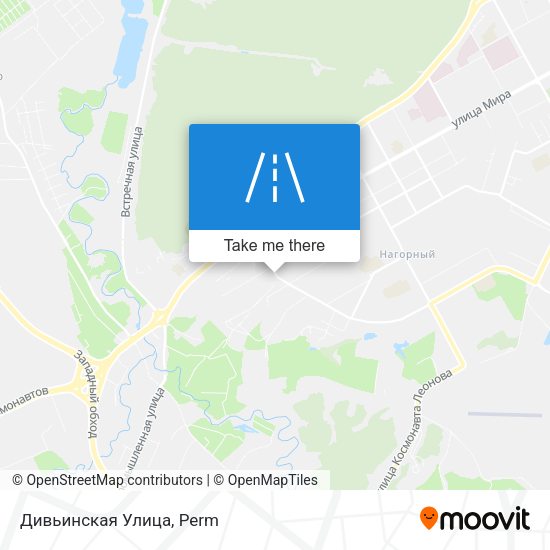 Дивьинская Улица map