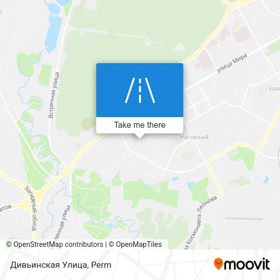 Дивьинская Улица map