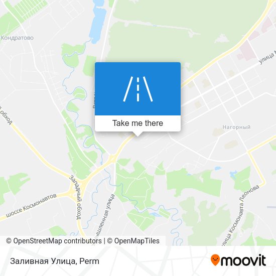 Заливная Улица map