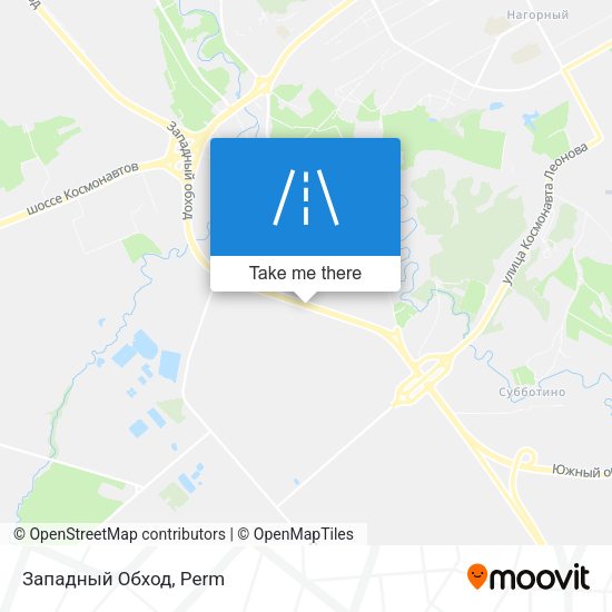 Западный Обход map