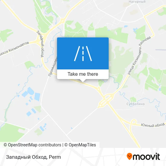 Западный Обход map