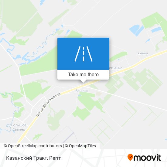 Казанский Тракт map
