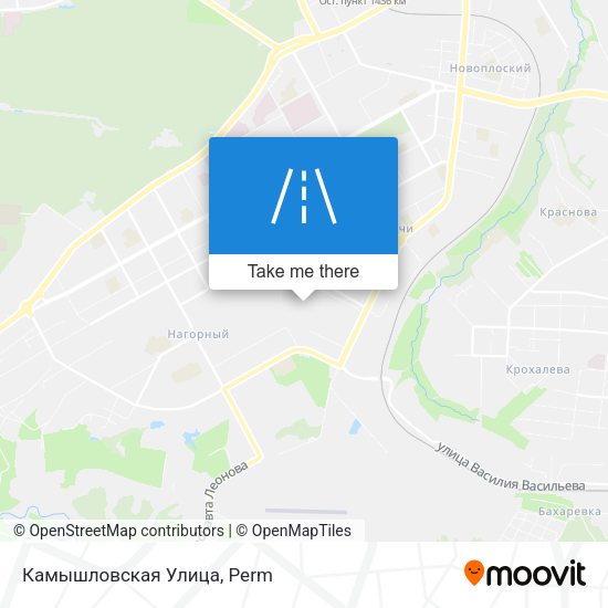 Камышловская Улица map
