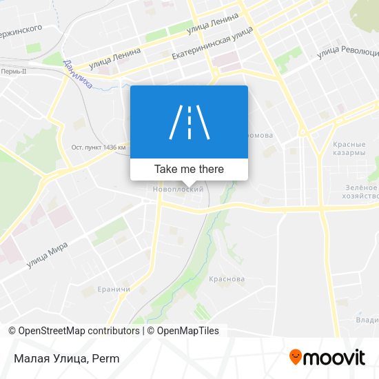 Малая Улица map