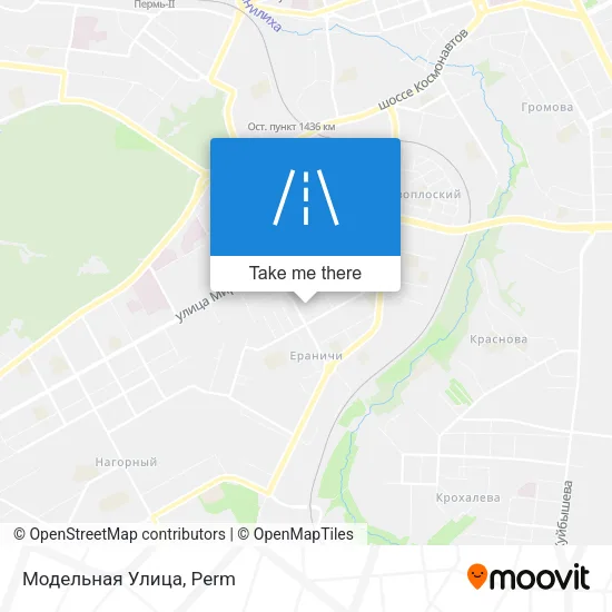 Модельная Улица map