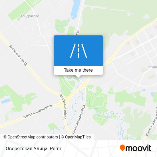 Оверятская Улица map