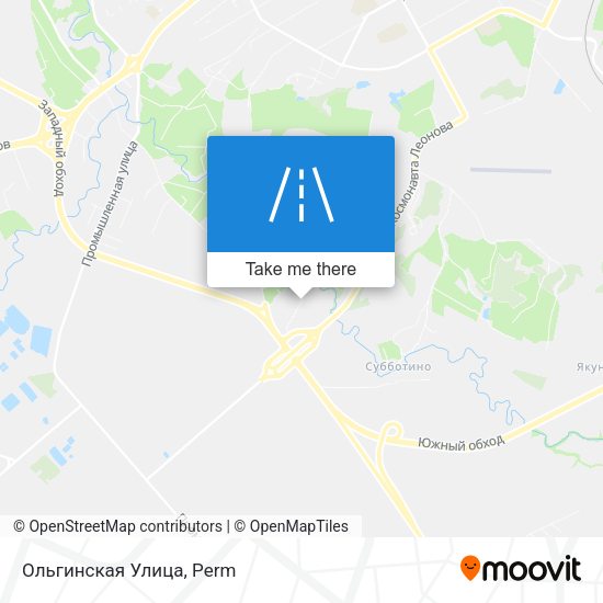 Ольгинская Улица map