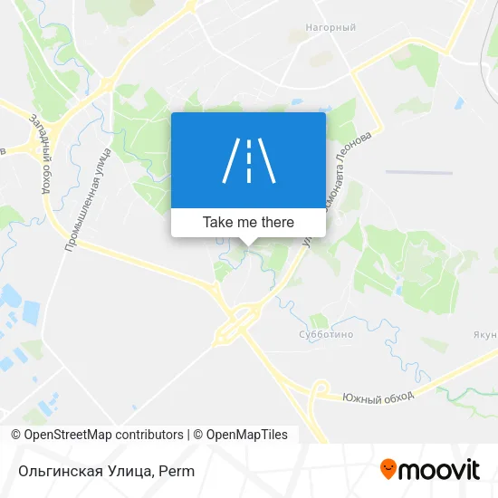 Ольгинская Улица map