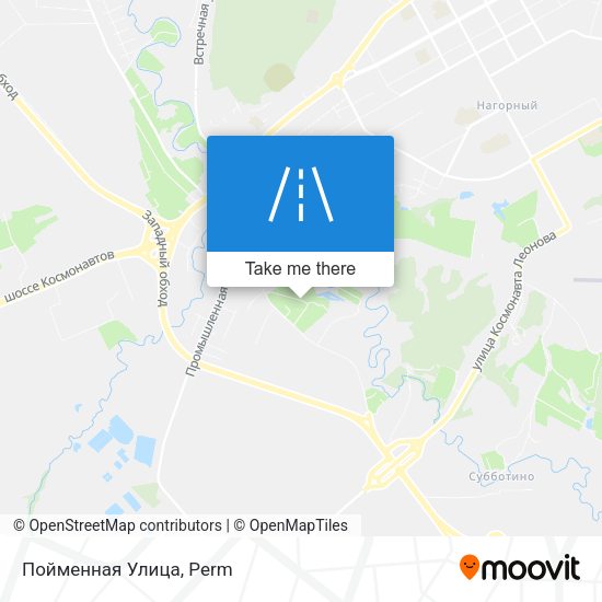 Пойменная Улица map