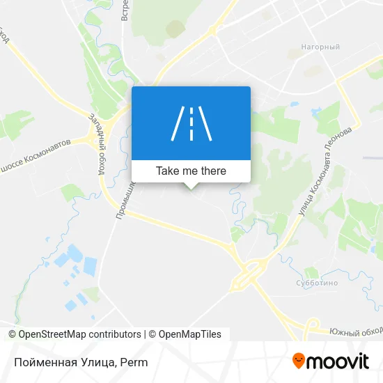 Пойменная Улица map