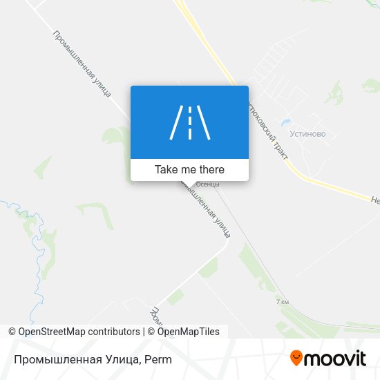 Промышленная Улица map