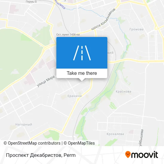 Проспект Декабристов map
