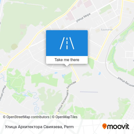 Улица Архитектора Свиязева map