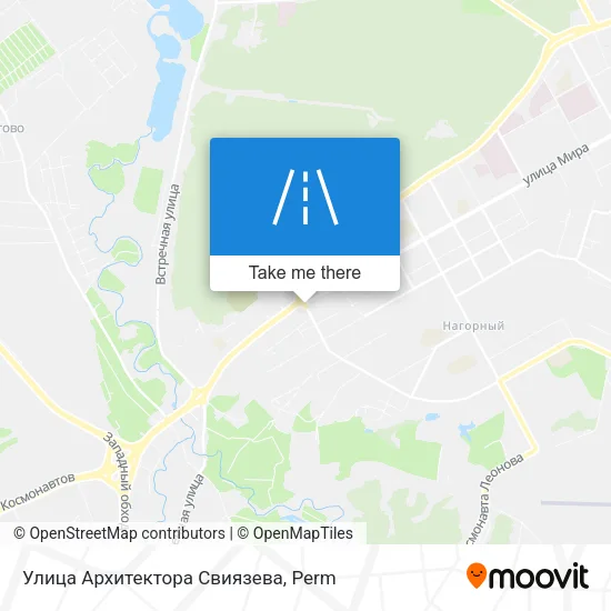 Улица Архитектора Свиязева map