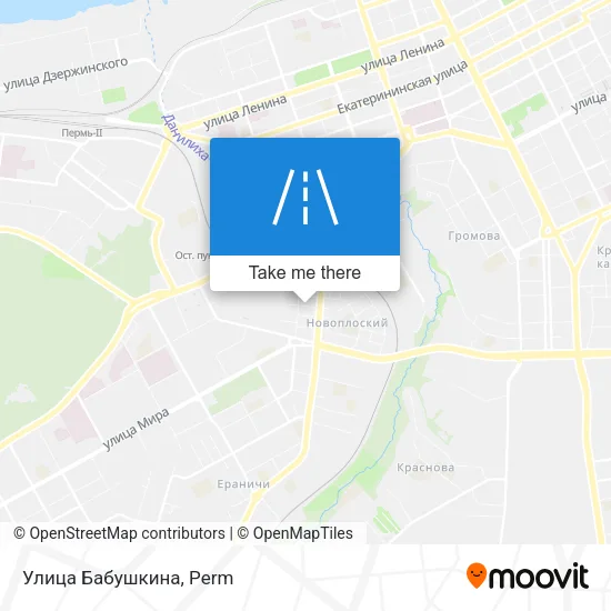 Улица Бабушкина map