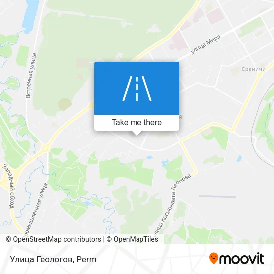 Улица Геологов map