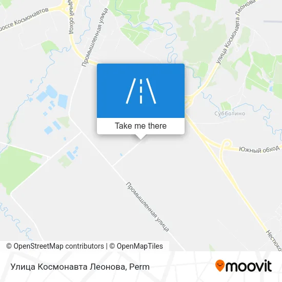 Улица Космонавта Леонова map