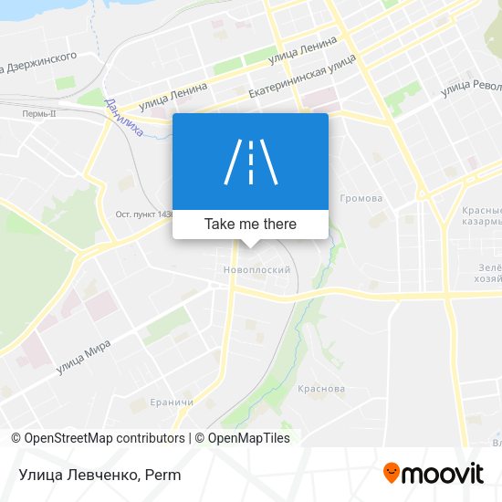 Улица Левченко map