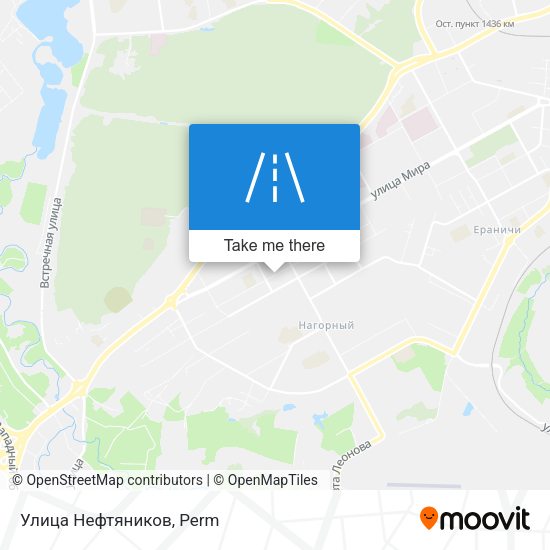 Улица Нефтяников map
