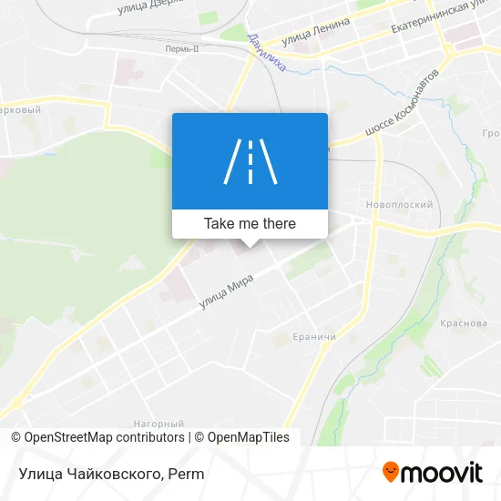 Улица Чайковского map