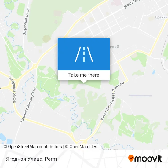 Ягодная Улица map