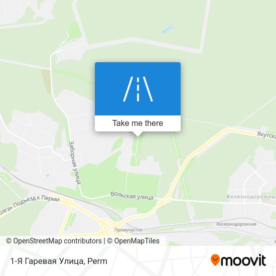 1-Я Гаревая Улица map