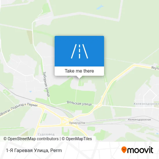 1-Я Гаревая Улица map