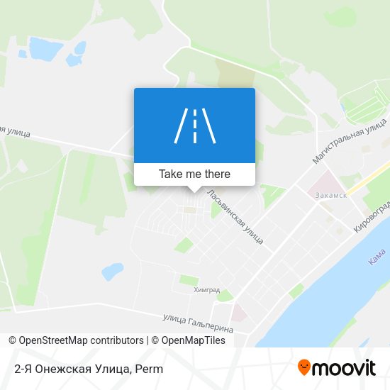 2-Я Онежская Улица map
