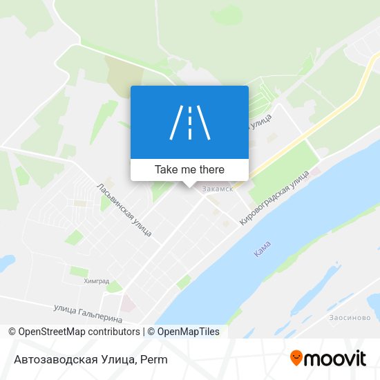 Автозаводская Улица map