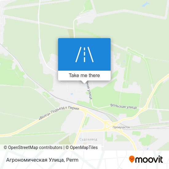 Агрономическая Улица map