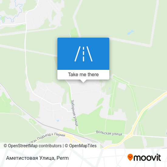 Аметистовая Улица map