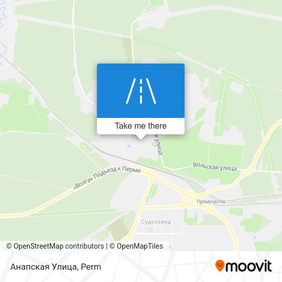 Анапская Улица map