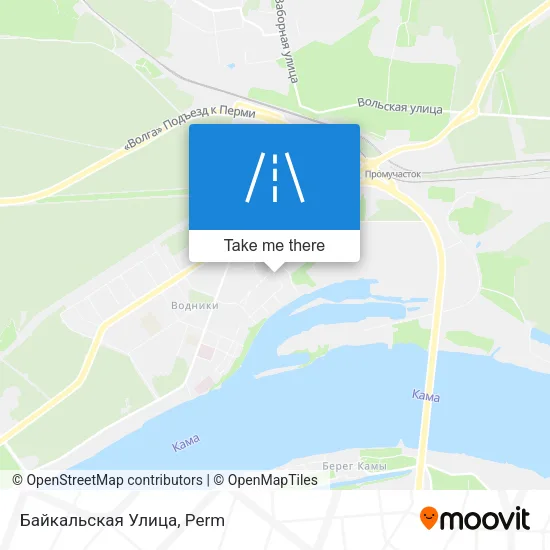 Байкальская Улица map