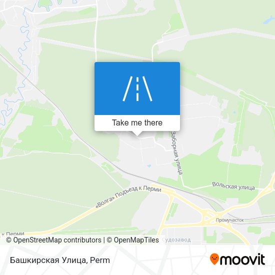 Башкирская Улица map