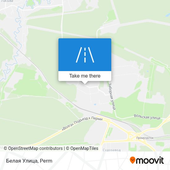 Белая Улица map