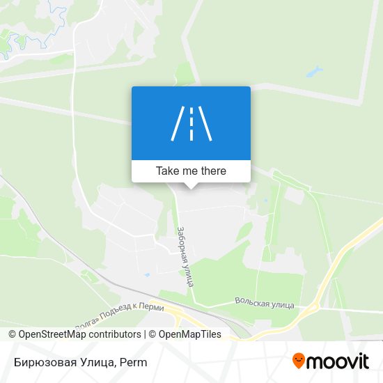 Бирюзовая Улица map