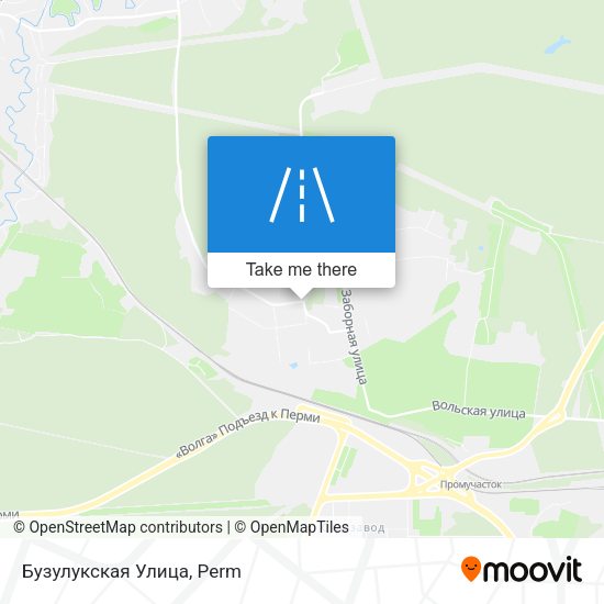 Бузулукская Улица map