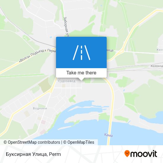 Буксирная Улица map
