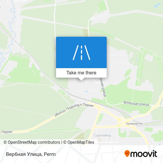 Вербная Улица map