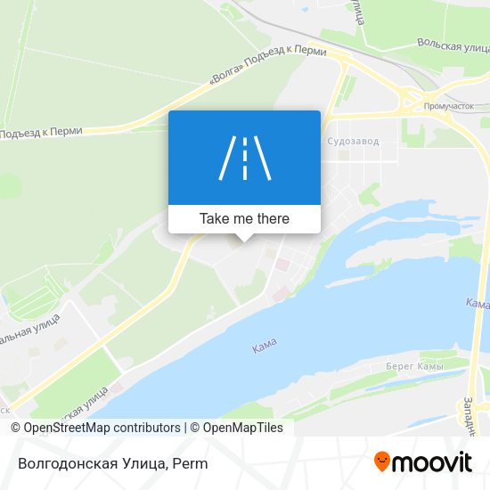 Волгодонская Улица map