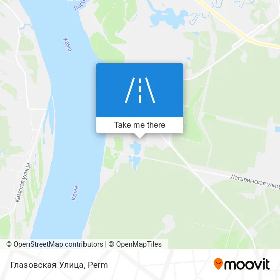 Глазовская Улица map