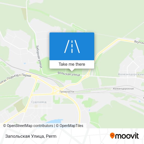 Запольская Улица map