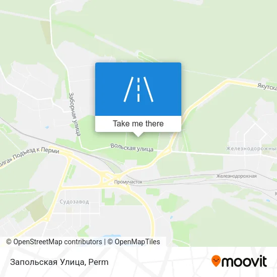 Запольская Улица map