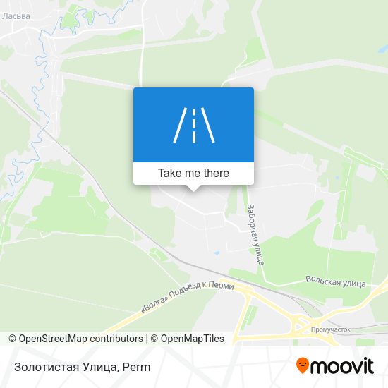 Золотистая Улица map