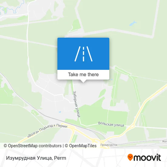 Изумрудная Улица map