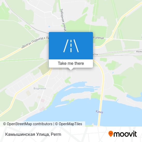 Камышинская Улица map