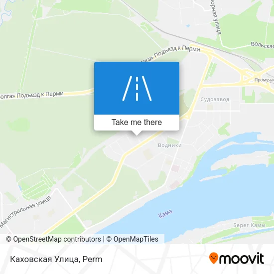 Каховская Улица map